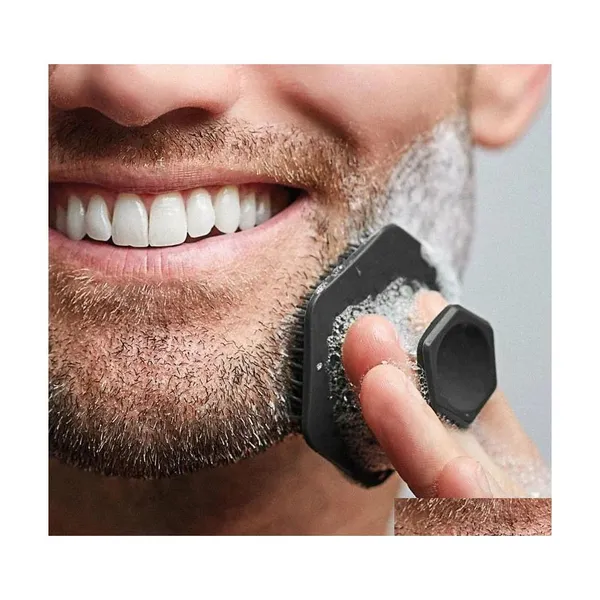 Cleaning Men Brush Scrubber Sile Miniature Face Deep Clean Shave Mas Scrub Cleaner 240626 Drop Delivery Health Beauty Skin Care Tools Dh12V
