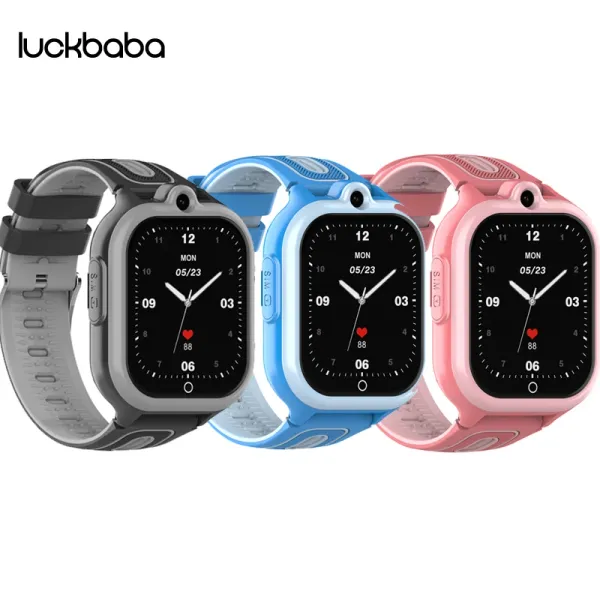 20240 Android 8.1 Smart 4G GPS WI-FI Tracker Locate Kid Student Remote Camera Monitor Smartwatch Video SOS Sim Card Call Phone Watch Wristwatch