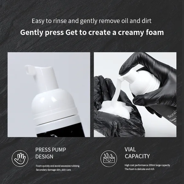 SMP Hair Mousse Clean Scalp Deeply Clean The Skin Remove Surface Dirt Control Oil and Is Mild and Non-irritating Tattoo Supplies