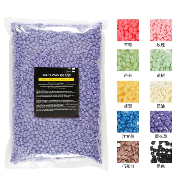 500gPack Wax Beans Depilatory Film Pellet Removing Bikini Face Hair Legs Arm Hair Removal Bean Unisex Hair Removal 240627