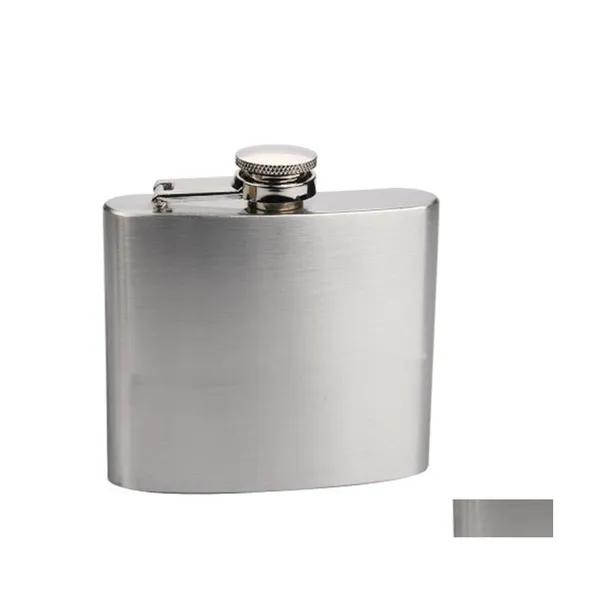 Hip Flasks 5Oz Stainless Steel Flask 140Ml Cam Portable Outdoor Flagon Whisky Stoup Wine Pot Alcohol Bottles Drop Ship Delivery Home G Dhjdh
