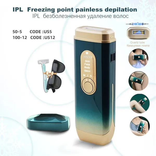 Epilator Laser Hair Removal Device Ice Cooling IPL Home Use Depilador Laserowy for Women 230807