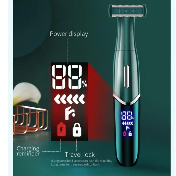 Epilator Pubic Hair Removal Intimate Areas Places Part Haircut Rasor Clipper Trimmer for The Groin Epilator Safety Razor Man Lady Shaving