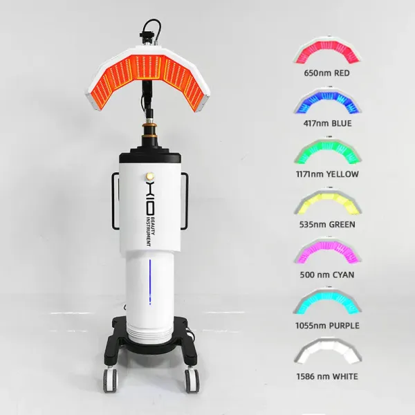 Factory outlet LED red light therapy device photodynamic pdt jet peel PDT Therapys Mask Beauty machine acne wrinkle removal tighten white