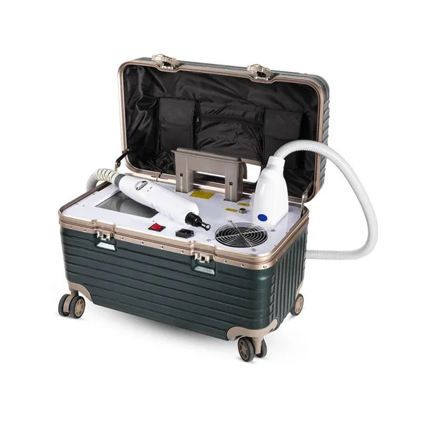 Portable Korea q-switch nd yag picosecond laser tattoo removal machine non-invasive Eyebrow Wash Freckle removal