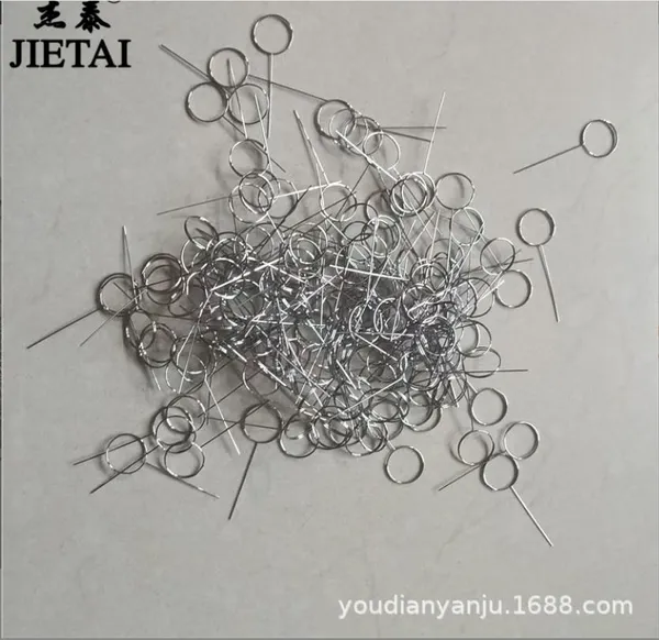 Smoking pipes Ultra fine metal cigarette holder needle pass filter element cleaning cigarette set
