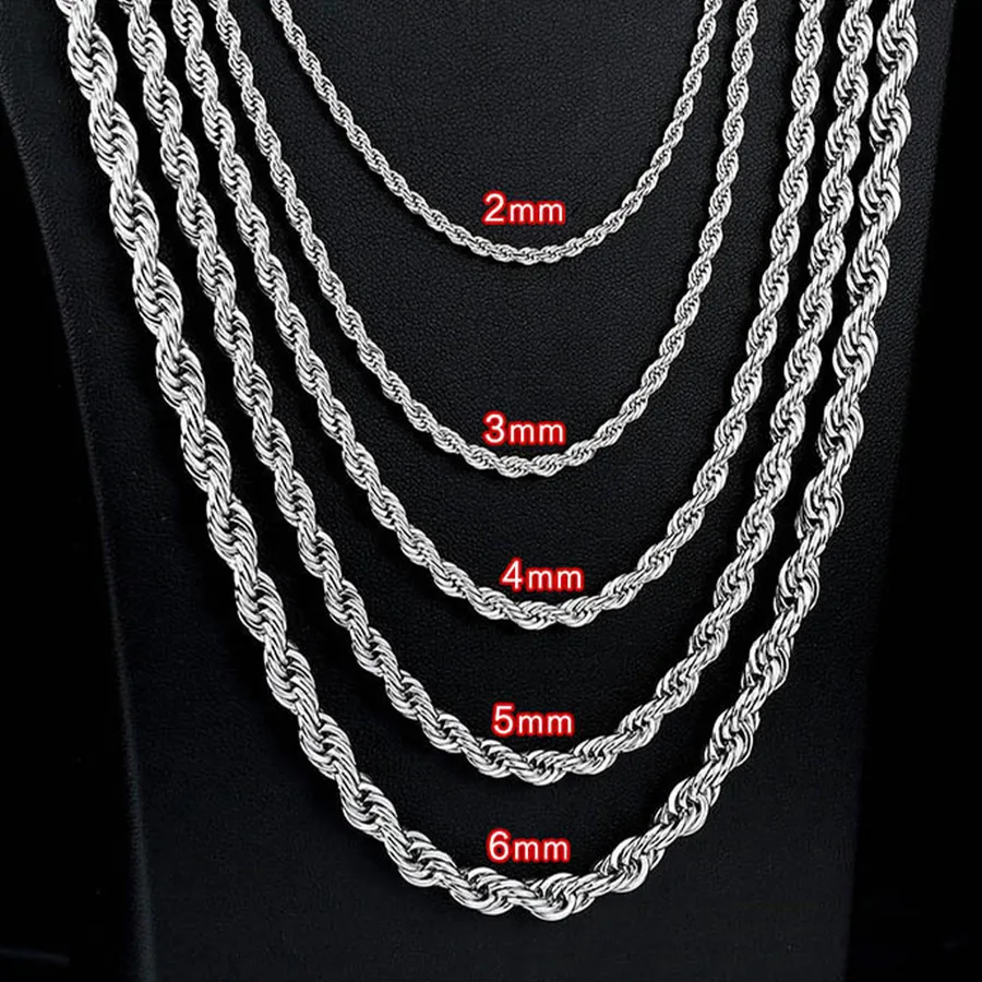 Types Rope Link Chain Rope chain vs Cuban link: Which one looks better with a pendant ...