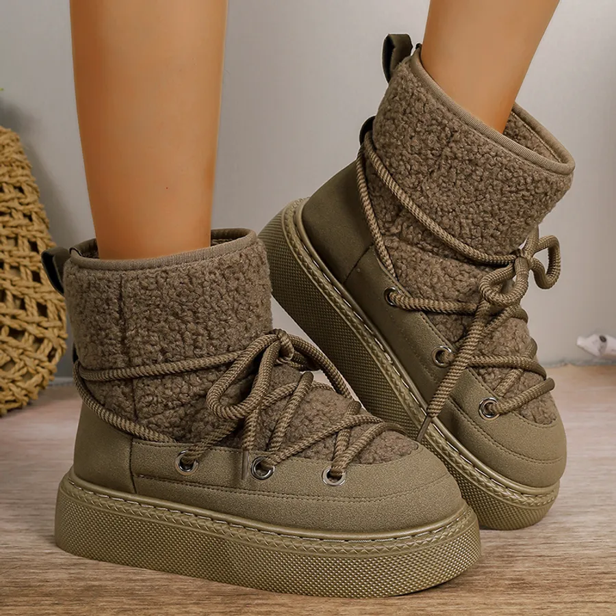 Faux Suede Shearling Snow Boots: Does the Lining Really Matter - Main Image