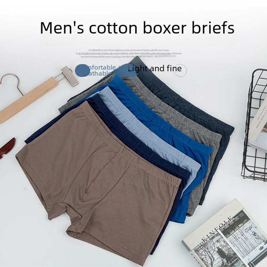 Comfortable Cotton Boxers for Men with Breathable Fit and Style