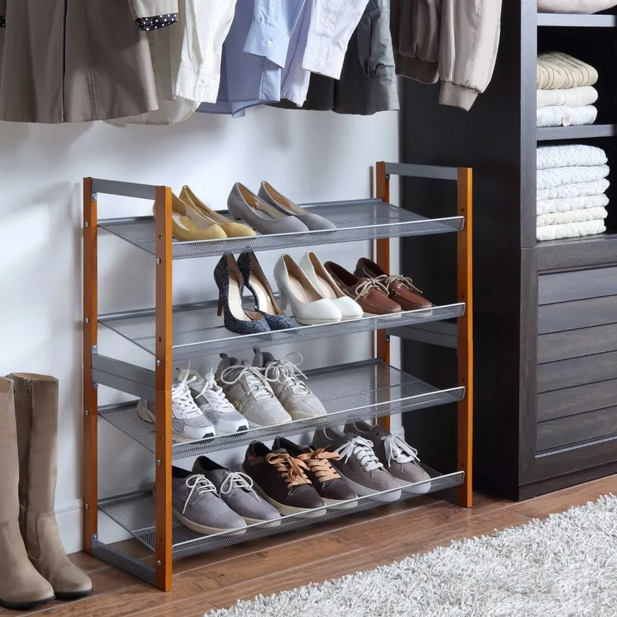 Compact Wire Shoe Rack Step-by-Step Guide to Installing a Wire Shoe Rack for Organized Storage ...