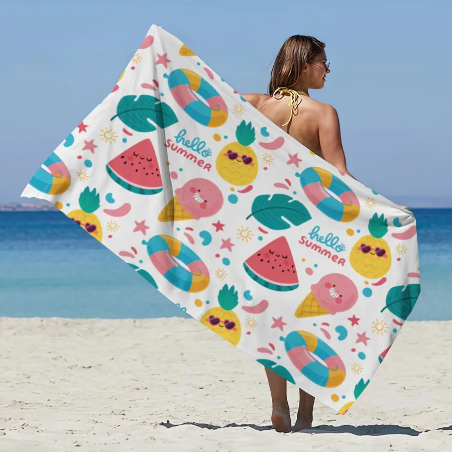 Swim Towels Quick Dry For Swimmers Aloha Designs Aloha Beach Towels - With Aloha Decal - Microfiber Quick Dry Beach,Camping, Pool, Sports, Backpacking, Yoga, Gym, Travel Towel 60x31.5 Soft, Compact, Lightweight- Plus