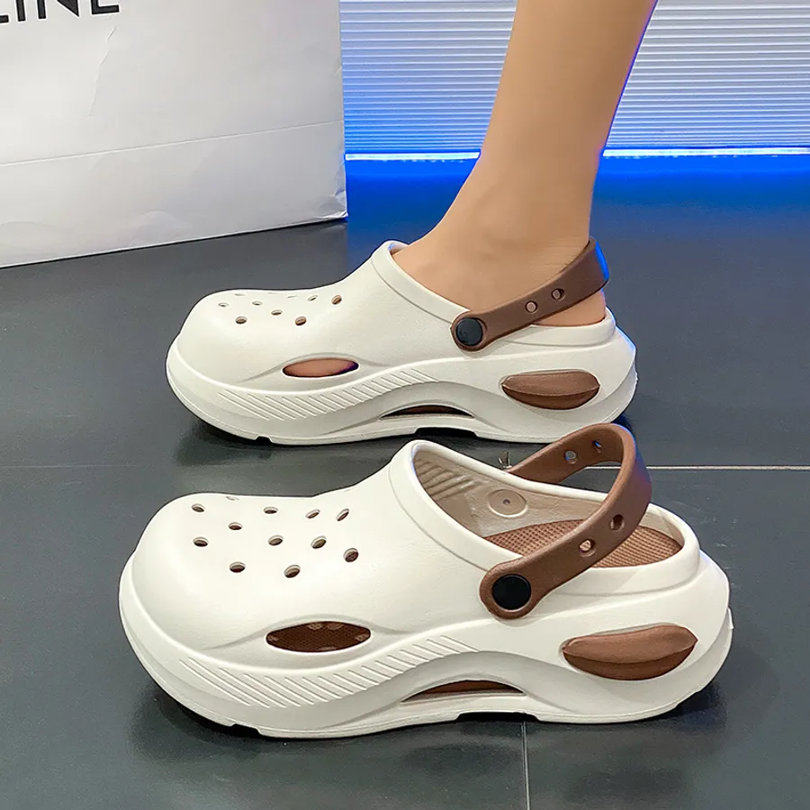 Extra Wide Widest Crocs Crocs Bayaband Clog White/Navy AD Slippers