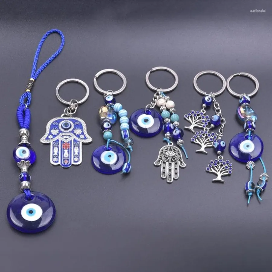 Hamsa hand keychain religious symbol keychain: Which one
