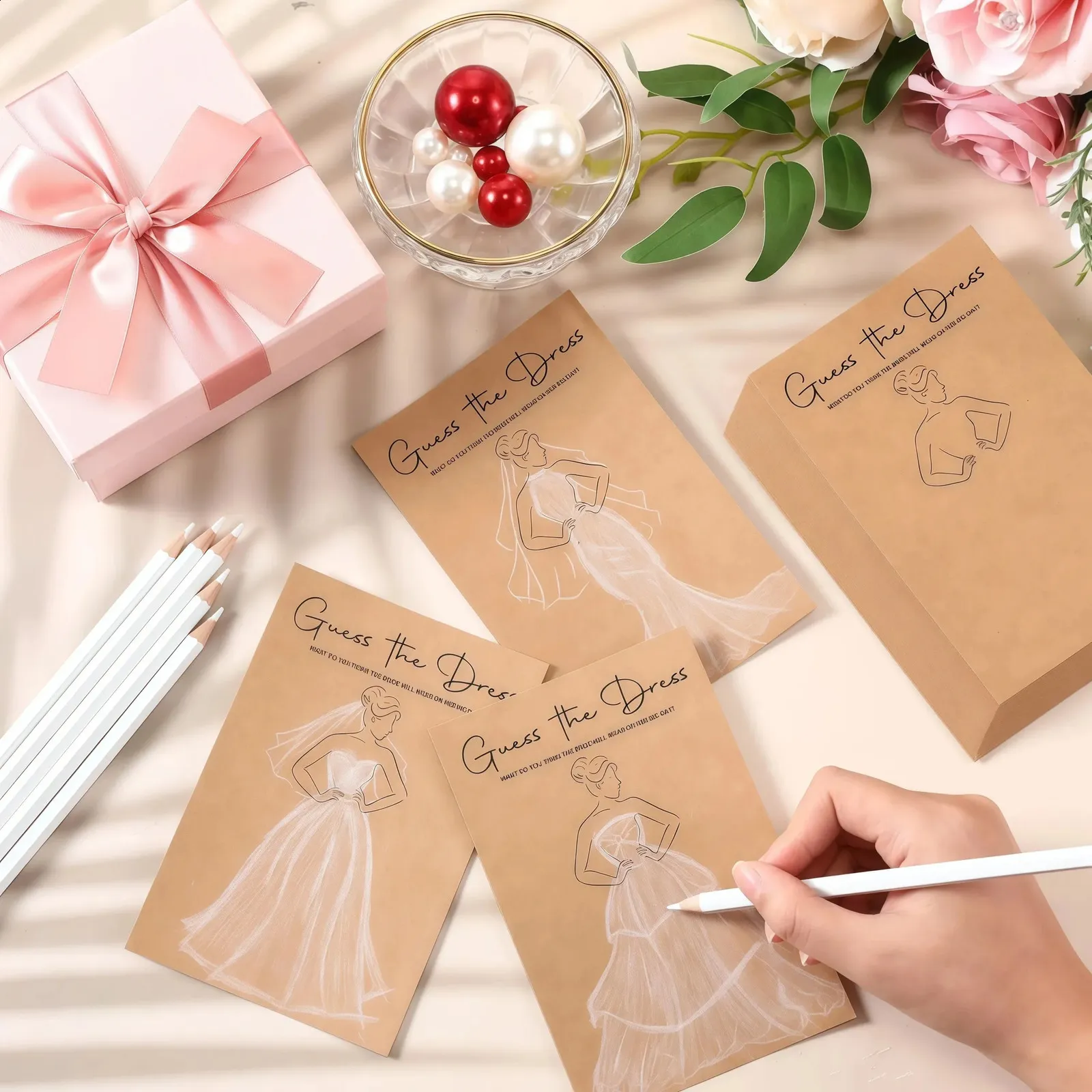 wedding dress game bridal shower Guess The Cards Kraft Paper Shower... From Kong08, Rs.760.09 Dress challenge Color:GREENERY Vis 2.09 Lindsey Stirling Snow Waltz Please be aware that