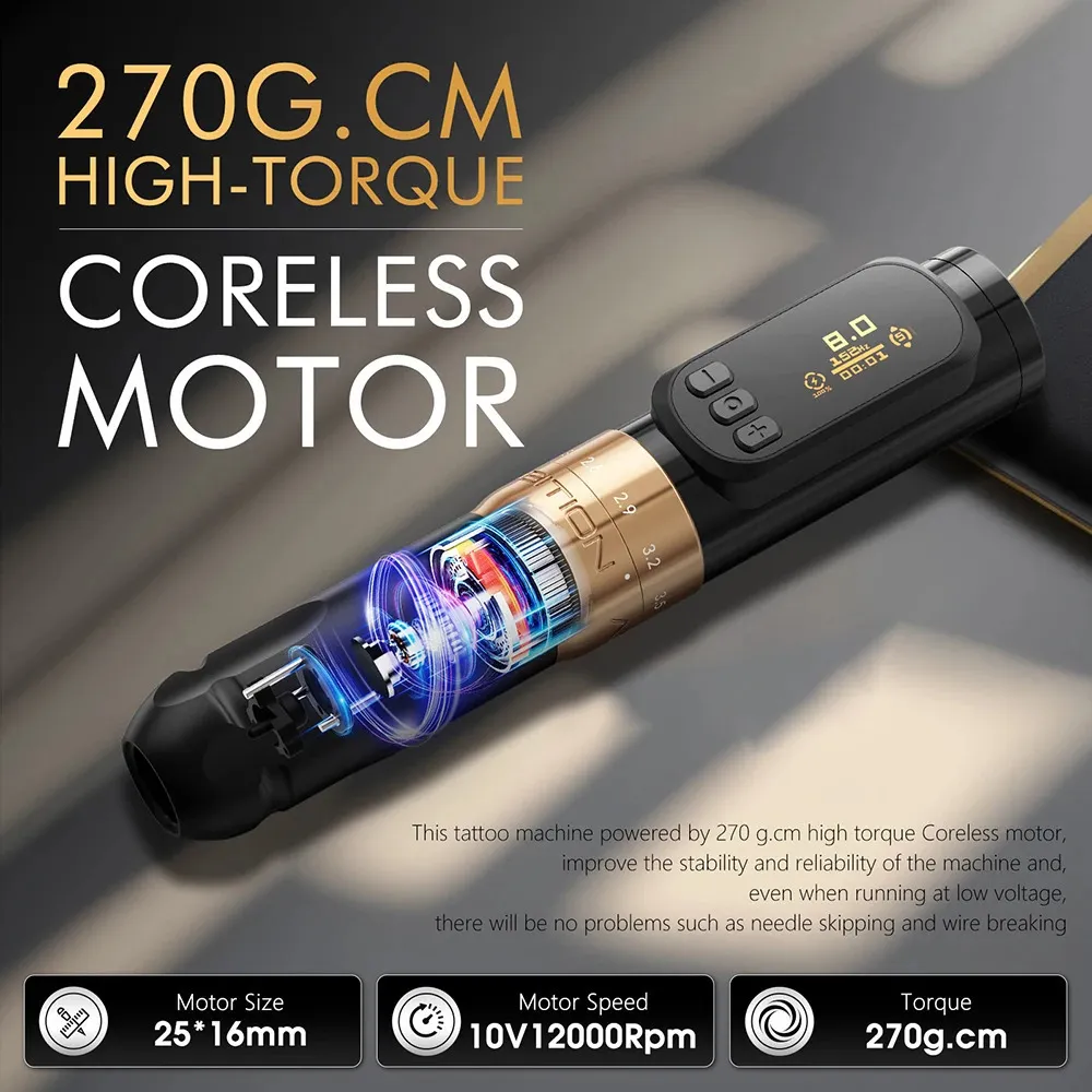 Sally 270 Wireless Ambition Wireless Tattoo Pen  From Kang06