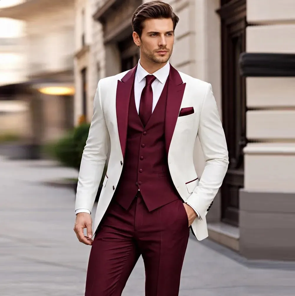 maroon formal dress for men White And Burgundy Mens Mens Burgundy Suit... From Youngstore01, Rs.11,818.5 hale mirror