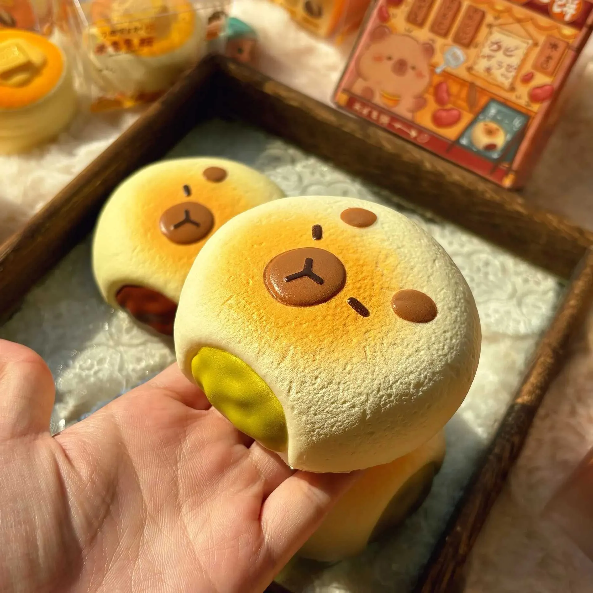 Bread Riser Display Capybara Bakery Slow Rising Squishy Toy, Soft Bread... From Arendells ...
