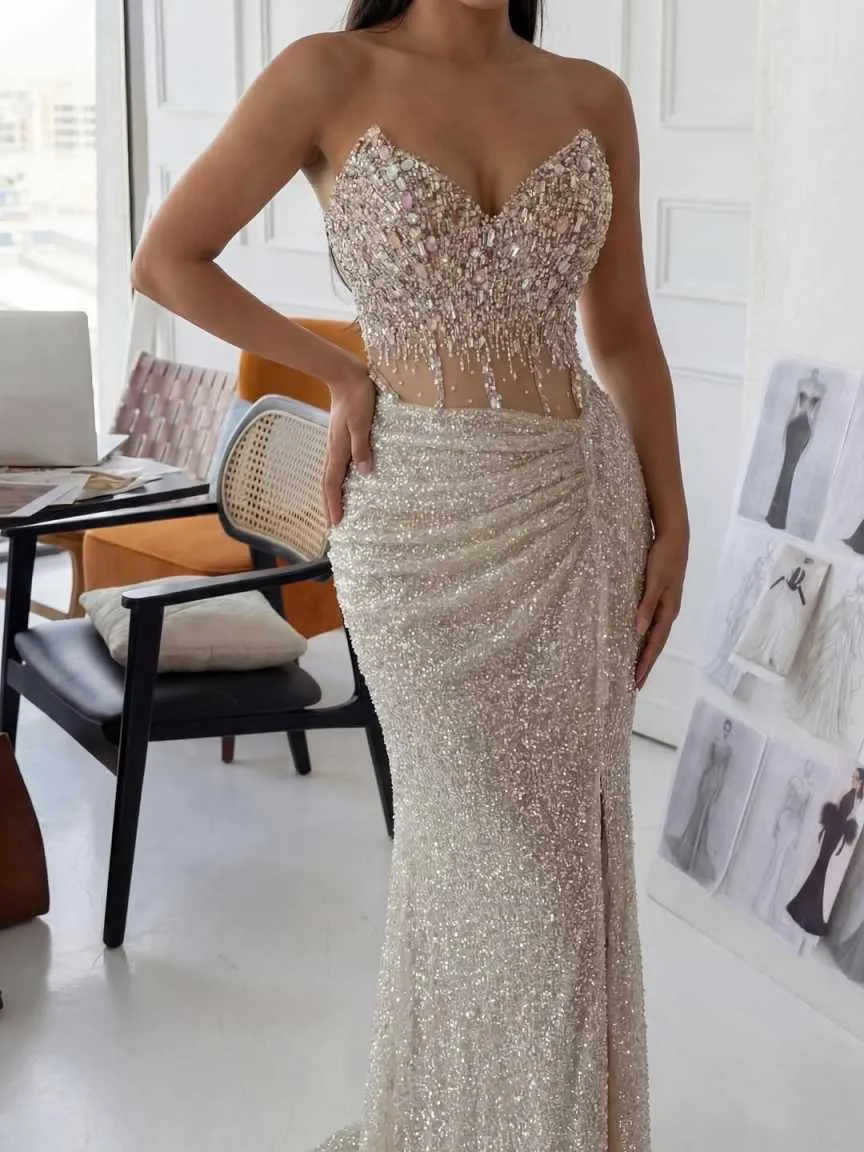 strapless mermaid wedding dresses with bling Davinci Bridal 50802 Strapless Crepe Mermaid Wedding Dress Ruffle Organza Skirt Gown 4 / Ivory