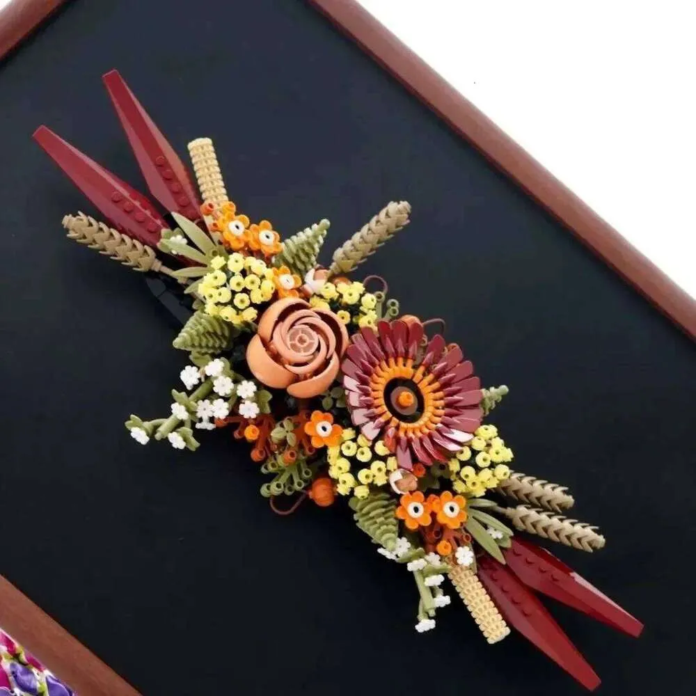 2026 Eternal Flower Bouquet Art Building Blocks Set From