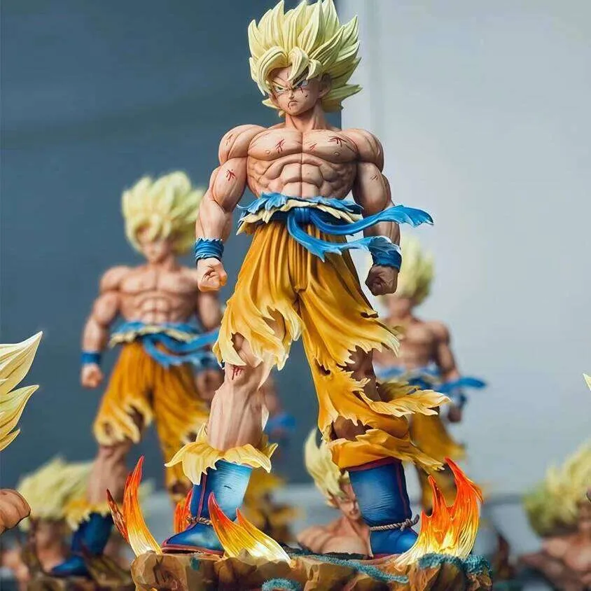 Jt 像ドラゴンボール Z 超サイヤ人悟空アクションフィギュア交換可能な