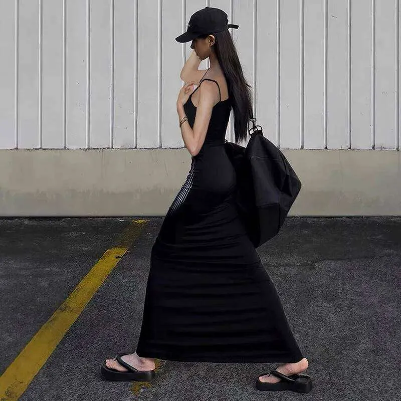 ankle length black bodycon dress Black Bodycon Midi Dress - All Dresses