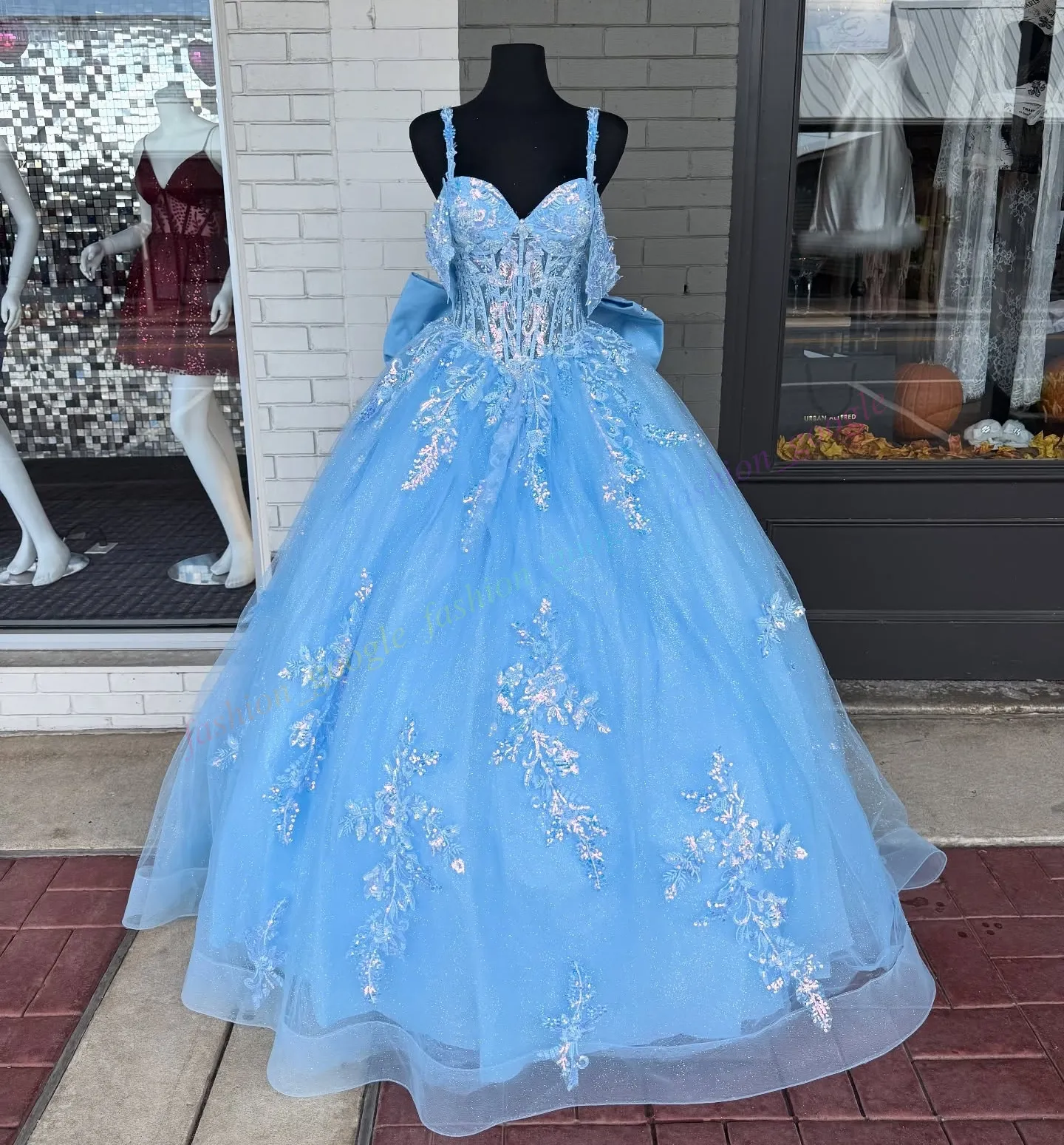 glitter graduation dress Shiny Jersey Sweetheart Sleeveless Long Party Prom Dresses Dresses Skirt/Dress length type:Tea Length main image 0