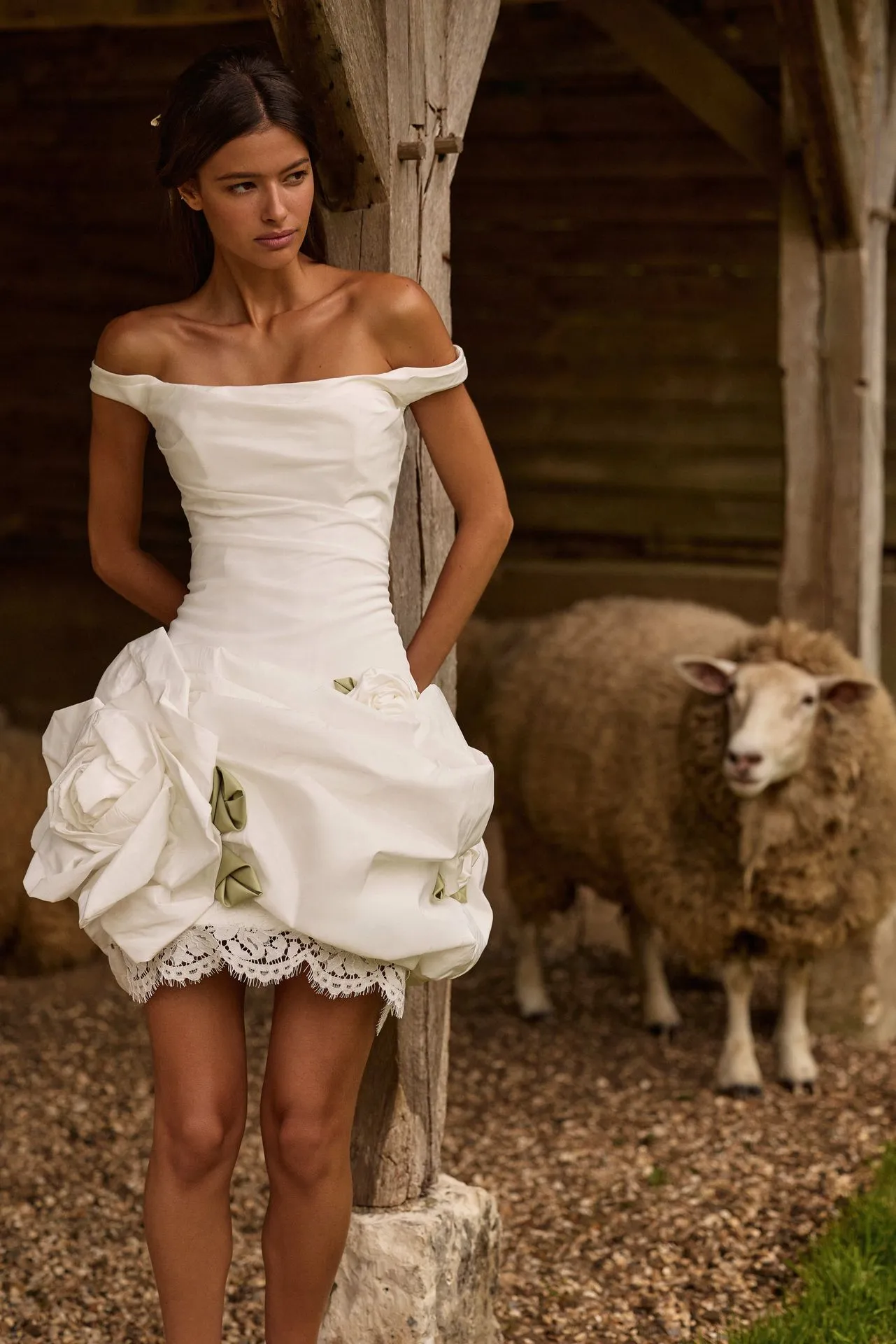 white mini dress halter Montserrat Bridal Salons With Prices vintage clothing store now dressing women for SIZES:10