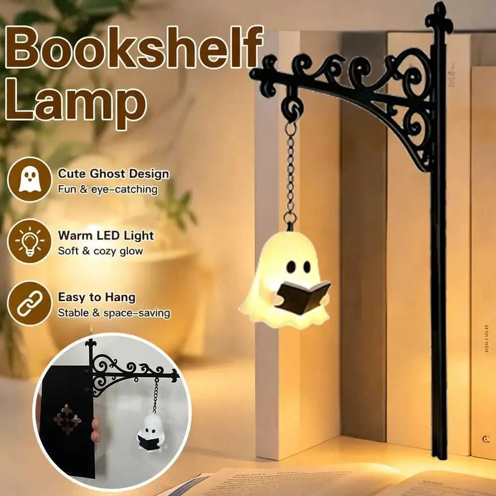 Miniature Library Lantern Bookshelf Lamp – Vintage Warm LED Nook Light For Book Lovers (Battery-Powered)