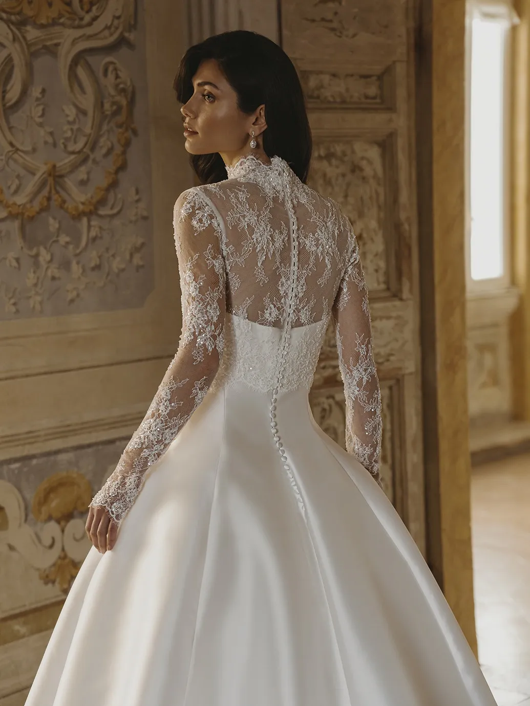 Custom Made Lace Appliqued Bridal Bolero Lace Jacket... From Manweisi, Rs.3,496.41
