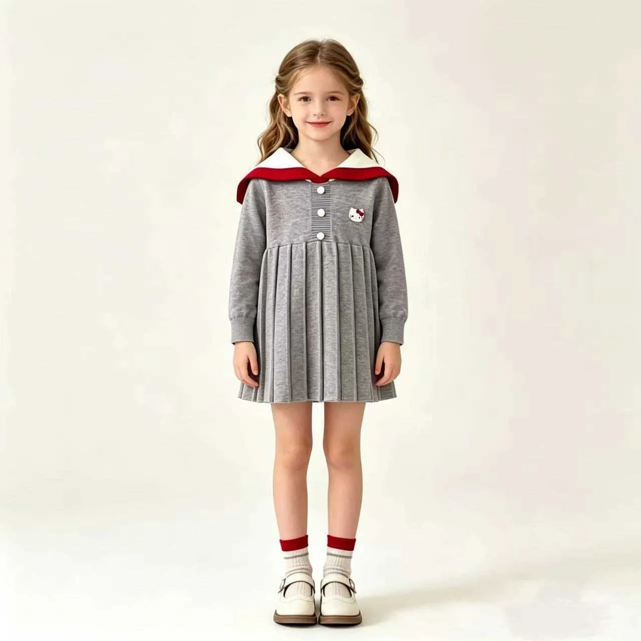 knit princess dress Korean Style Peter Pan Collar For... From Caxupi, Rs.1,738.75 hs25