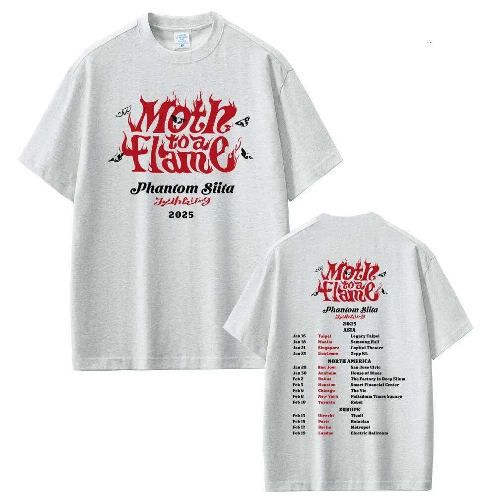 Ado Moth To A Flame Phantom Siita 2025 Unisex Cotton T-shirt from