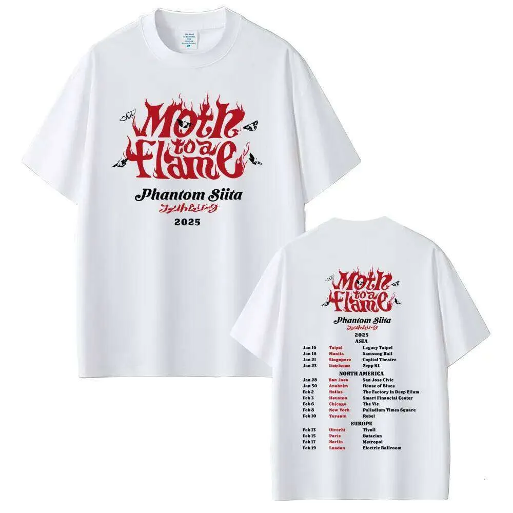 Ado Moth To A Flame Phantom Siita 2025 Unisex Cotton T-shirt from