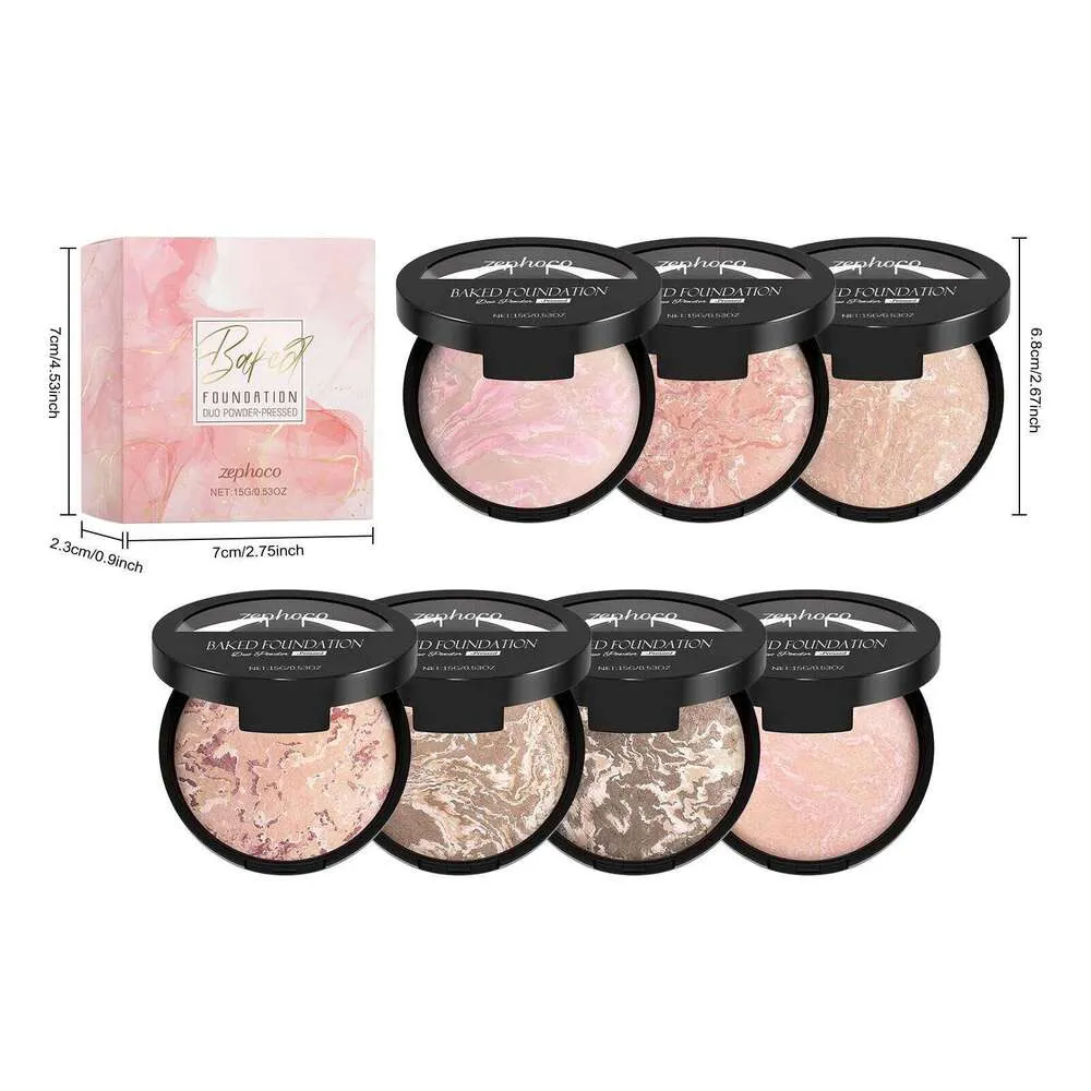 Oil Control Concealer Powder Compact Matte Finish Lightweight Setting ...