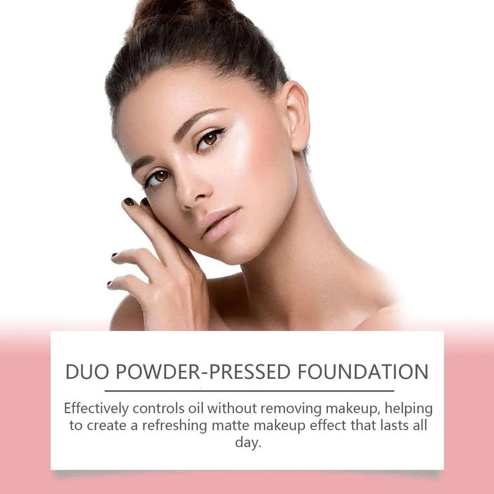 Oil Control Concealer Powder Compact Matte Finish Lightweight Setting ...