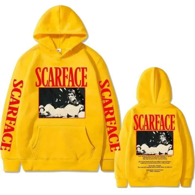 C260311 Scarface Tony Montana Hoodie 90s Retro From Ylem Vendor