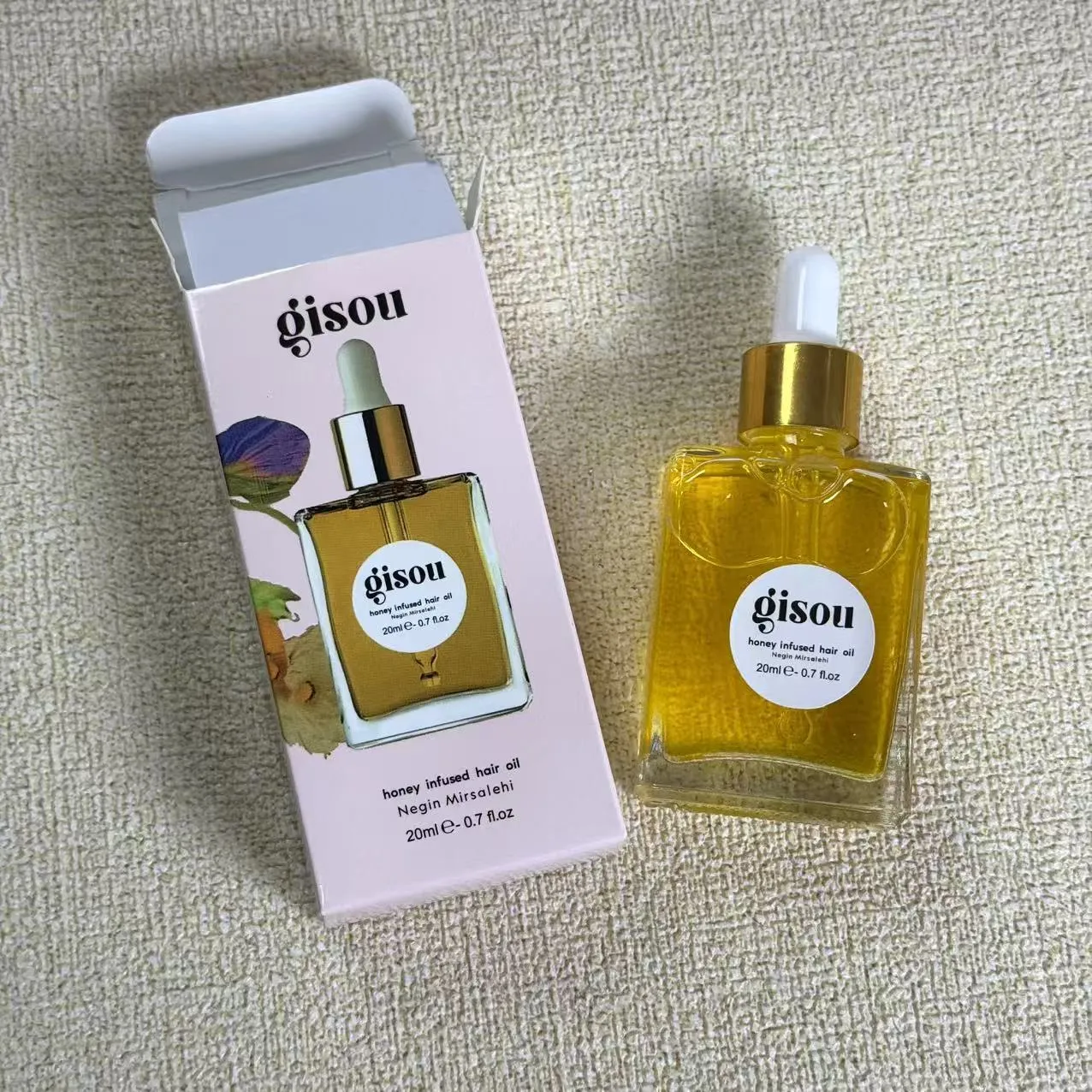 Gisou Honey Infused Hair Oil 20ml Nourishing & From