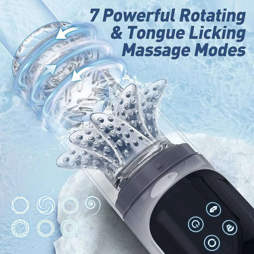 7 Sucking Rotating Licking Automatic Male Masturbator... From Rigoberto19,  $21.95 | DHgate.Com