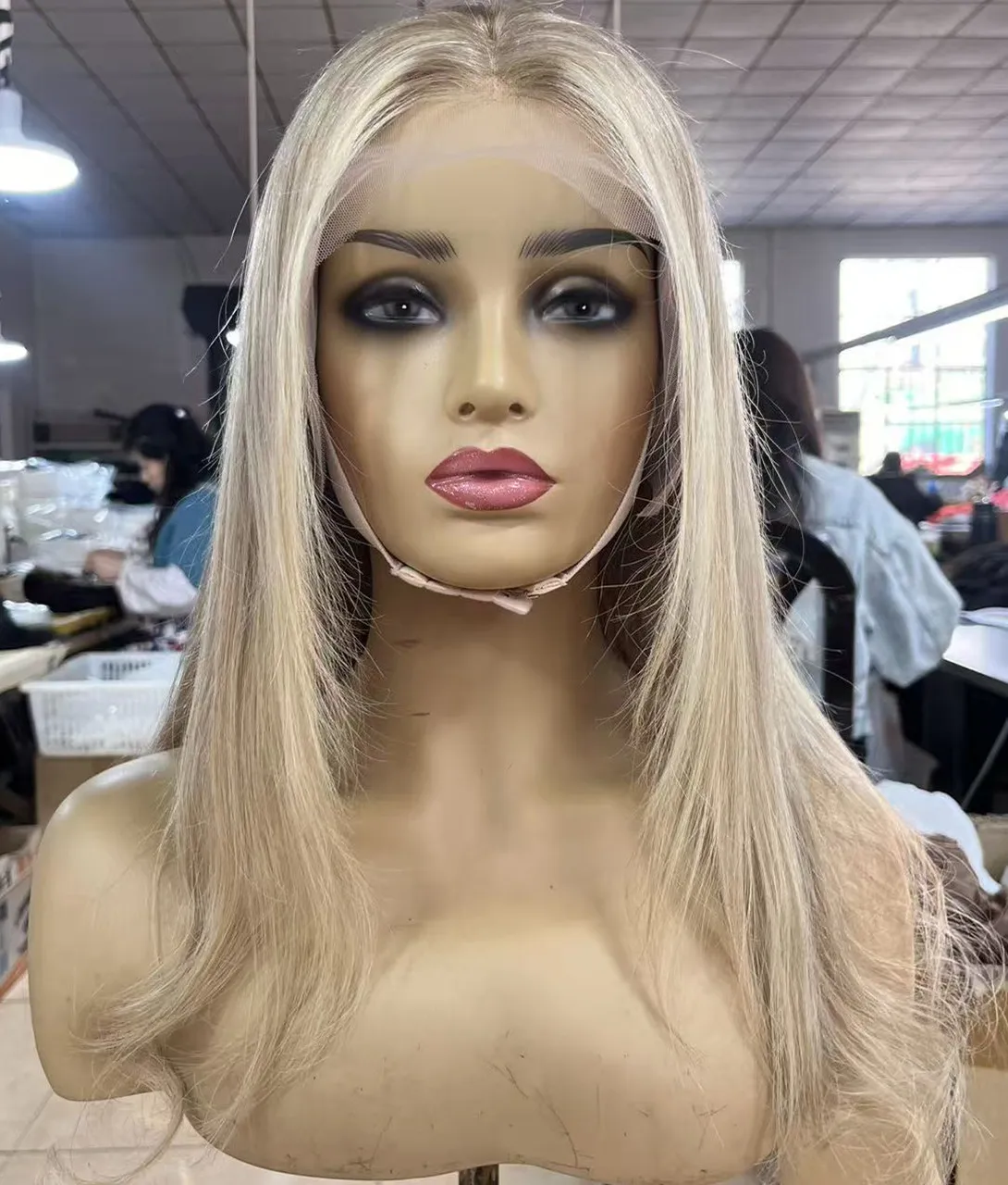 100% Virgin Remy human hair low density free-parting glueless wig Amazon.com : Selina Hair U Part Human Hair Wig Kinky  main image 3