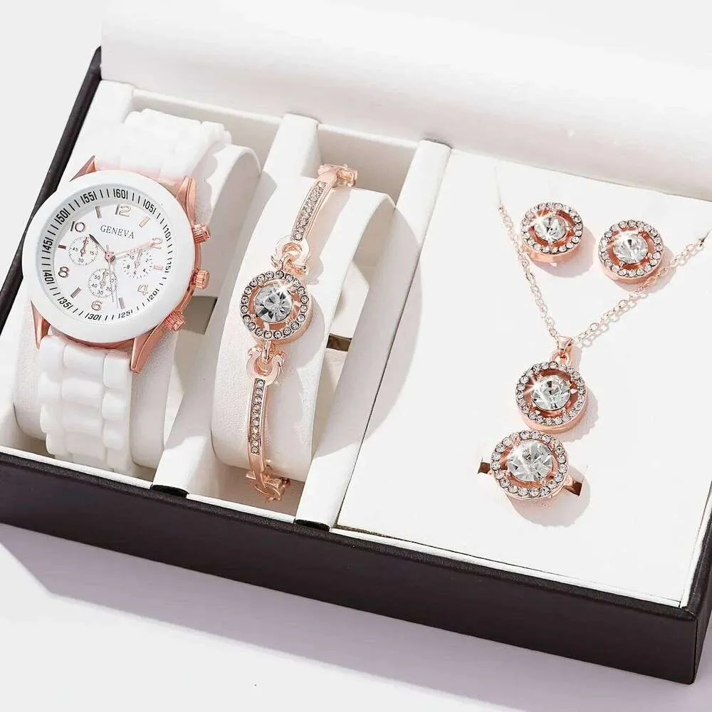 Analog Quartz Wristwatch with Bracelet Set - Gift for Her s-l400.jpg main image 4