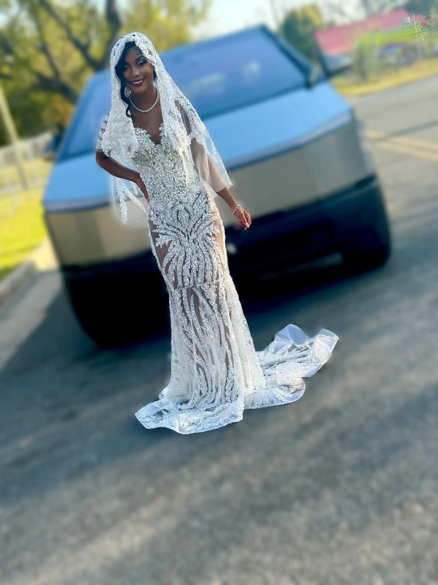 ivory beaded prom dress Mermaid Glitter Sequined with Crystal Lace-up Back and Sweep Train from Dhgate Prom Dresses a strapless beaded sequin