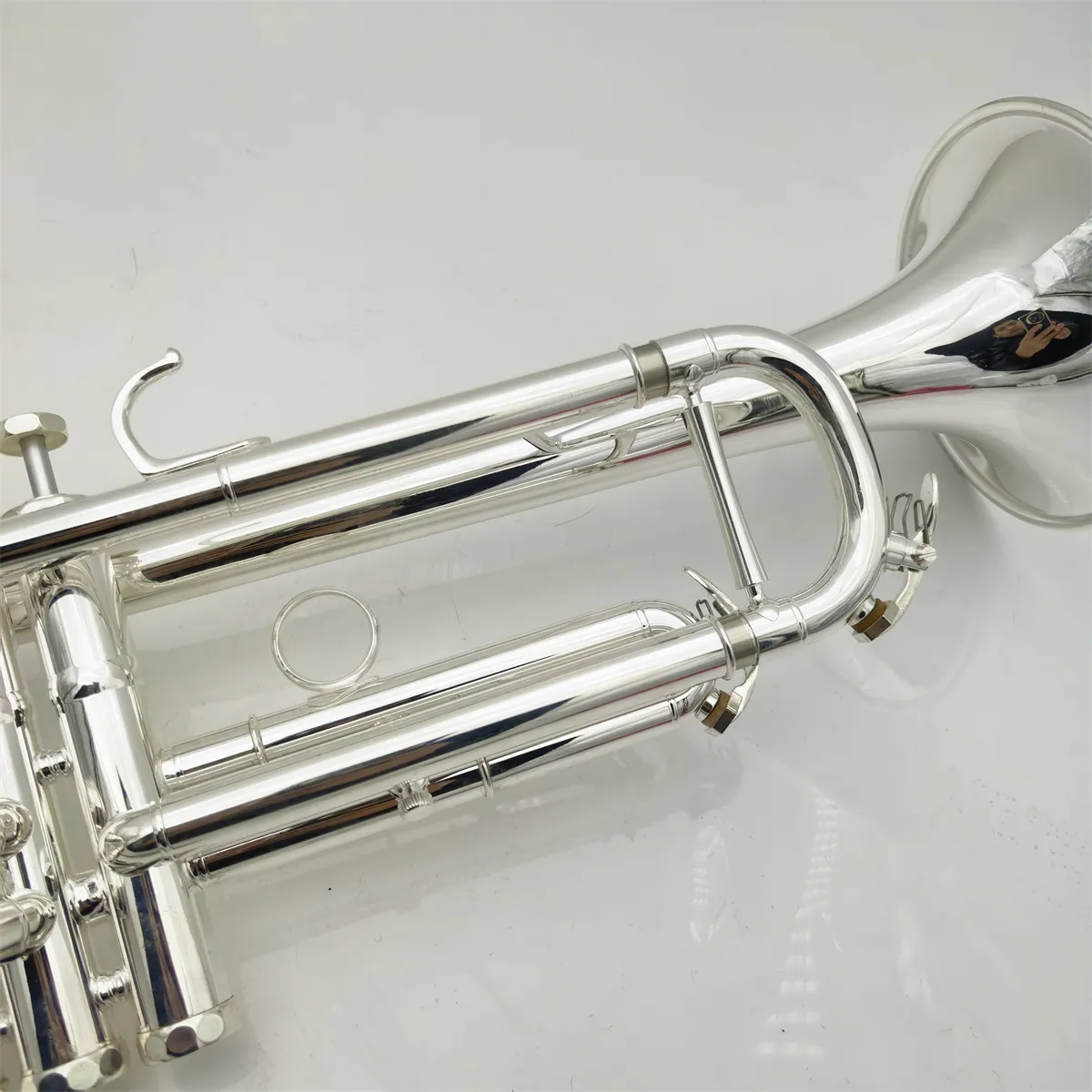 High Quality C-tone trumpet Silver plated professional grading performance brass instrument complete set with box accessories