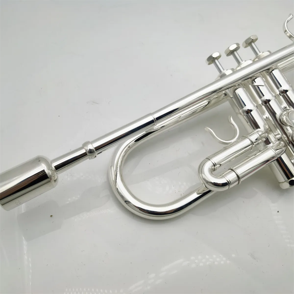 High Quality C-tone trumpet Silver plated professional grading performance brass instrument complete set with box accessories