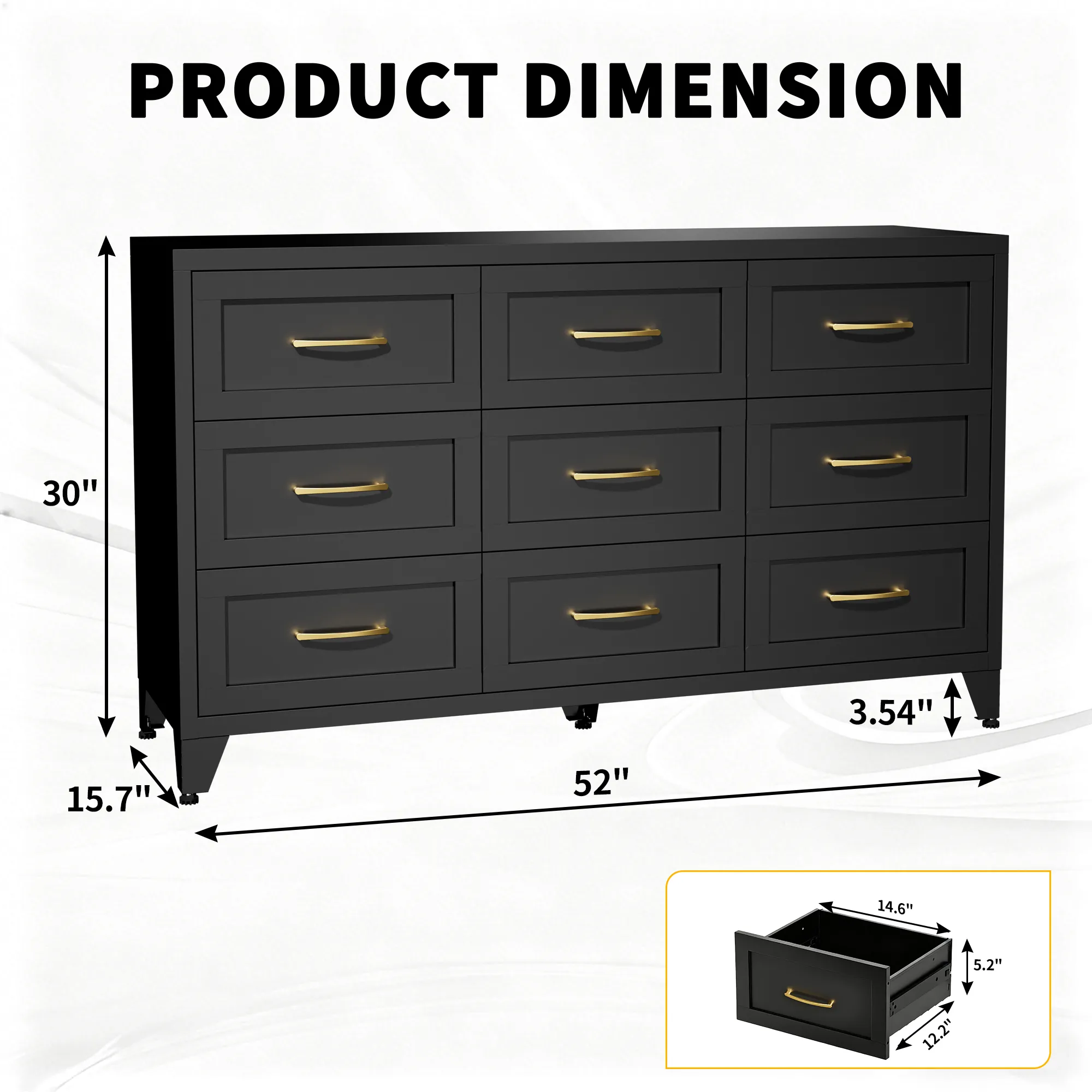black steel dresser Amazon.com: COFaR Metal Dresser for Bedroom, 40in Tall Black Metallic Bedroom Dresser with 4 Drawers and Legs, Dressers & Chests of Drawers for Nightstand Bedside Dorm Nursery, Black : Home & Kitchen
