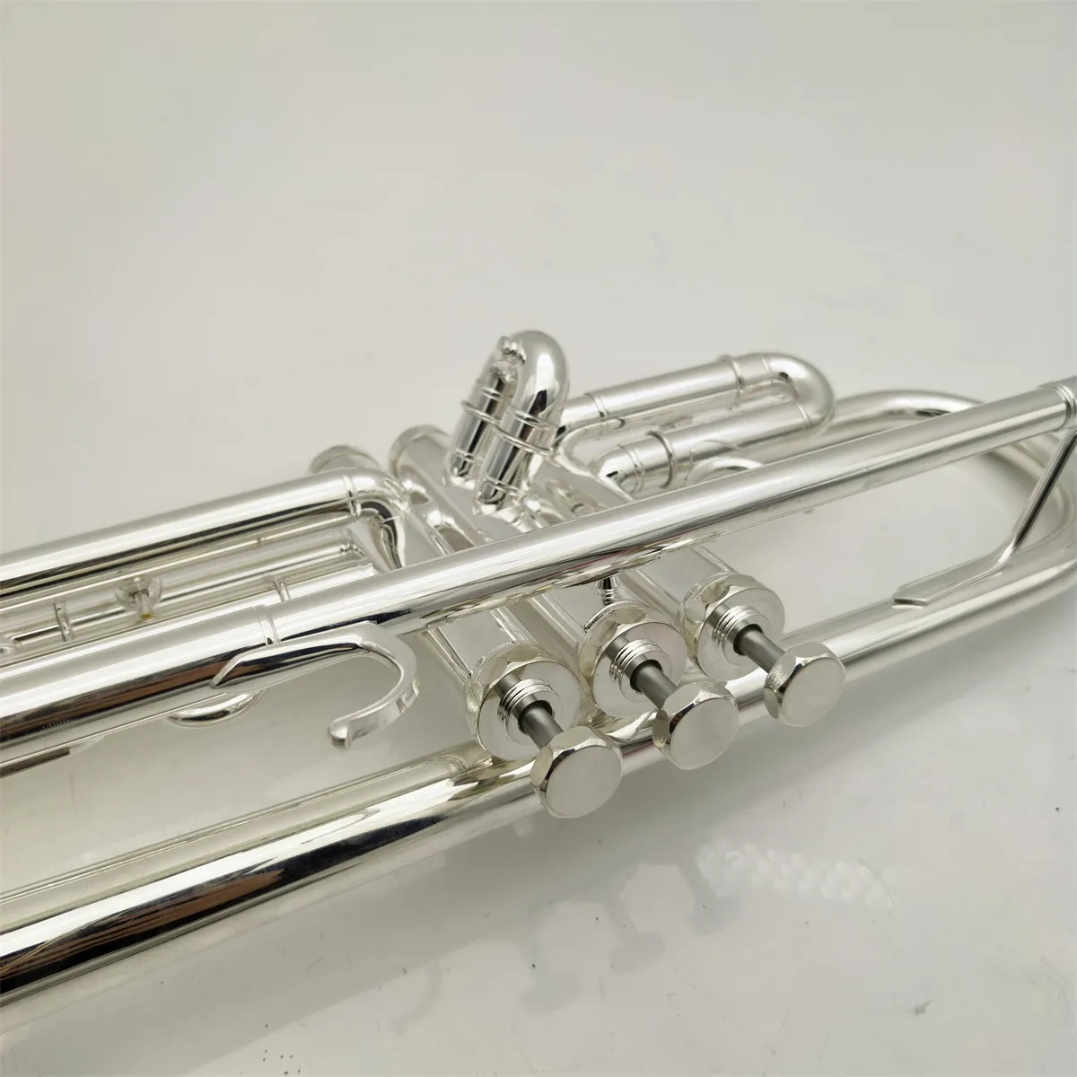 High Quality C-tone trumpet Silver plated professional grading performance brass instrument complete set with box accessories