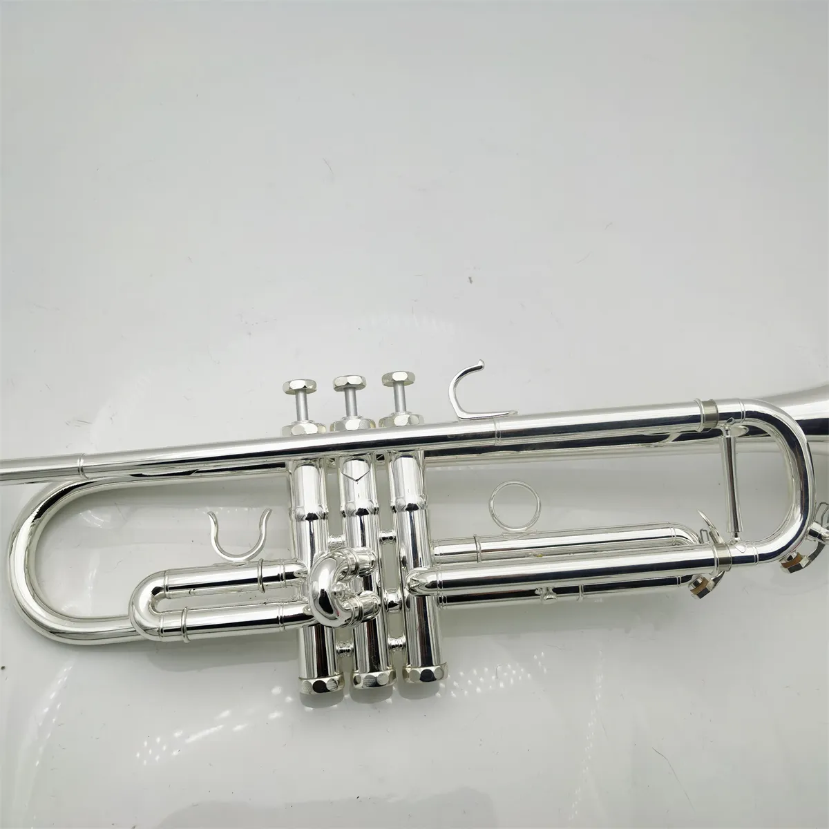 High Quality C-tone trumpet Silver plated professional grading performance brass instrument complete set with box accessories