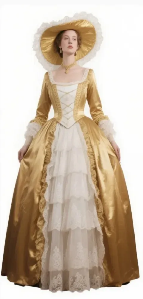 gold masquerade prom dresses 18th Century Rococo Evening Dress, Lace Bustle... From Chicladygownshop, Rs.15,612.48 After Prom Dressess
