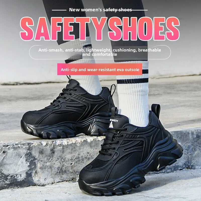 Lichtgewicht dames werkschoenen met stalen neus ademend_voghion.com
