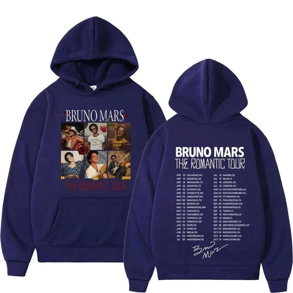 Bruno Mars The Romantic Tour 2026 Jack Jones Hoodie  From