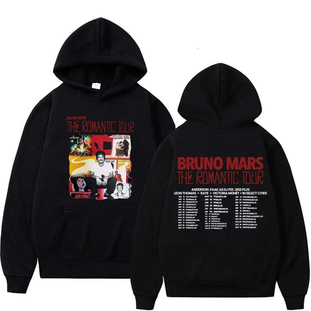 Romantic Bruno Mars Tour 2026 Concert Hoonigan Hoodie From