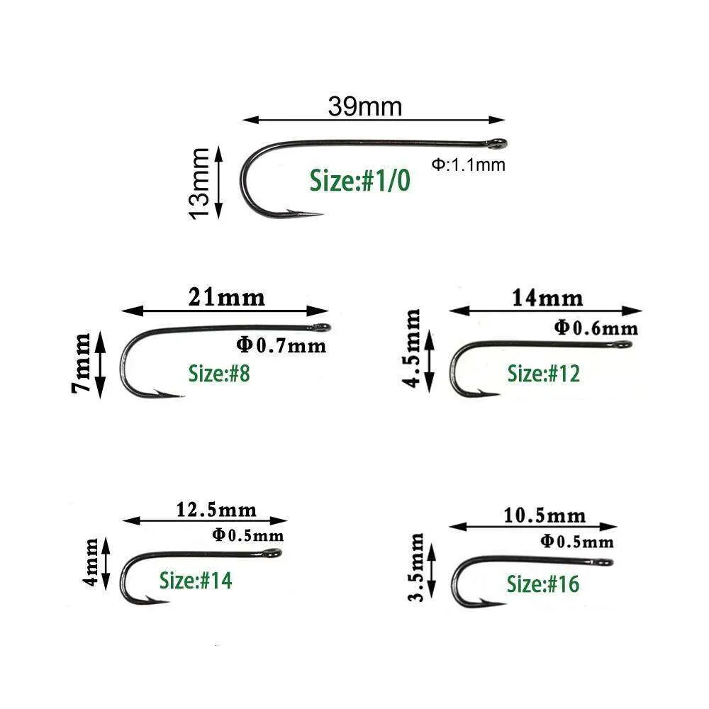 aberdeen fishing hook sizes Includes 180 pcs extra sharp Aberdeen hooks in six assorted sizes Eagle Claw Aberdeen Hooks -